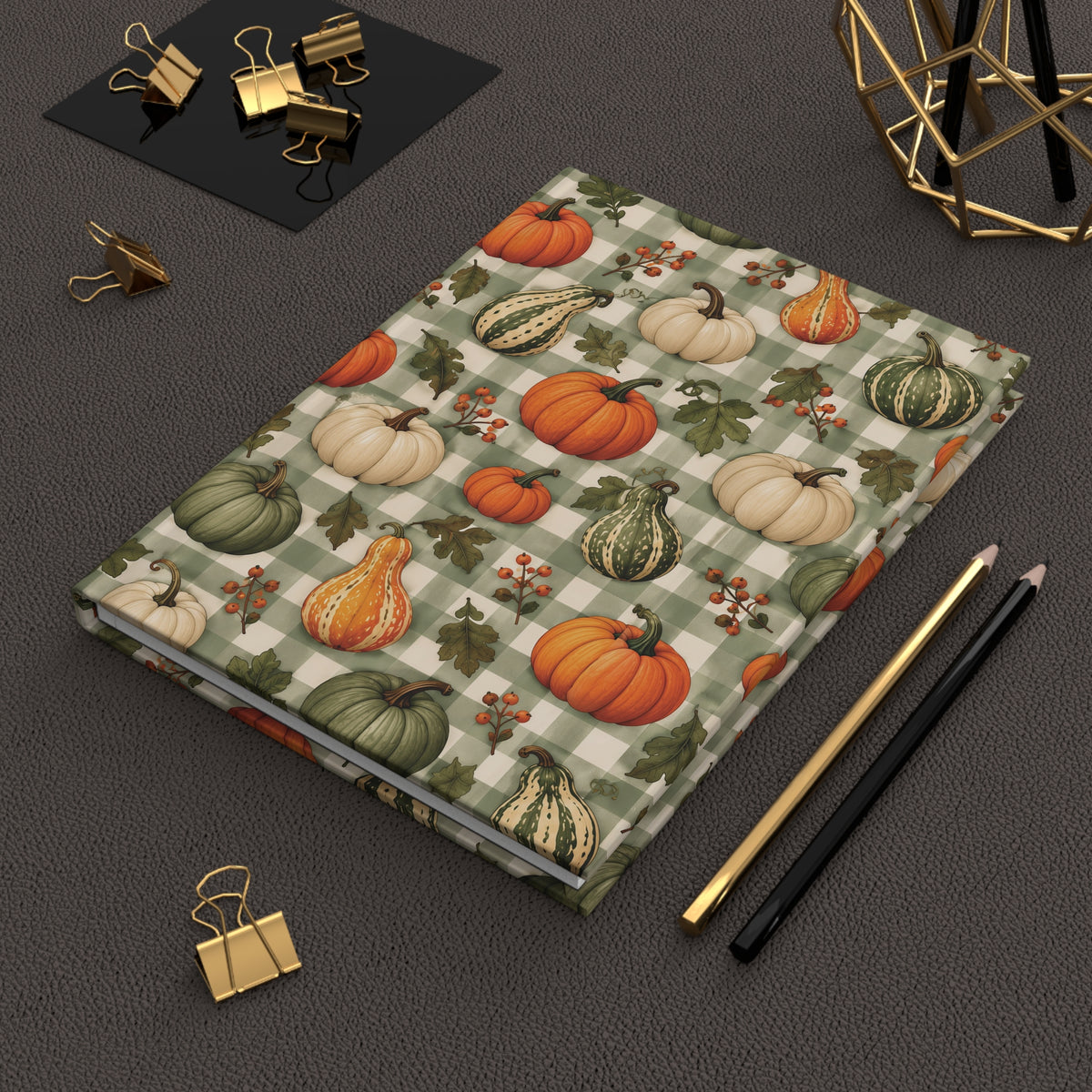 P028 Farmhouse Pumpkin Patch Pattern Journal, Halloween Patterns Journal