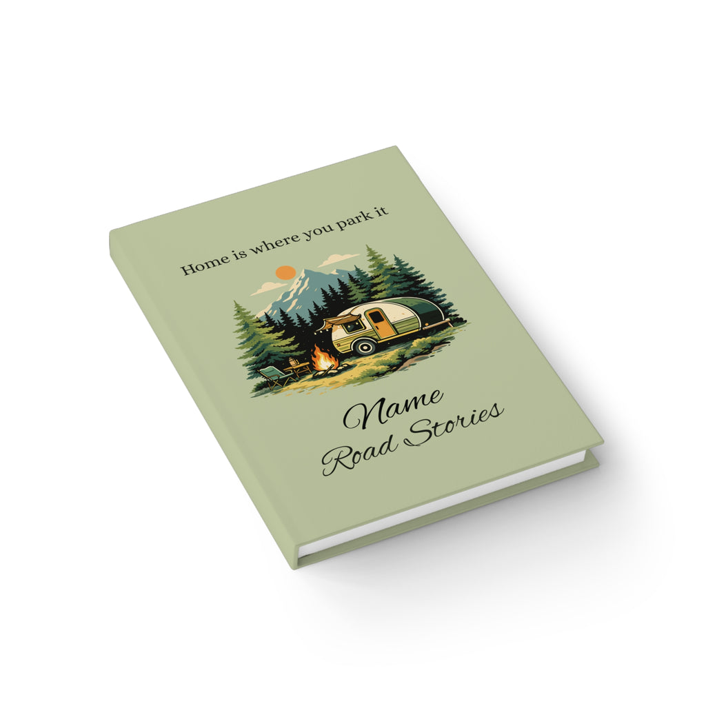 Camping Travel Journal — Personalised Road Trip Notebook for Adventurers