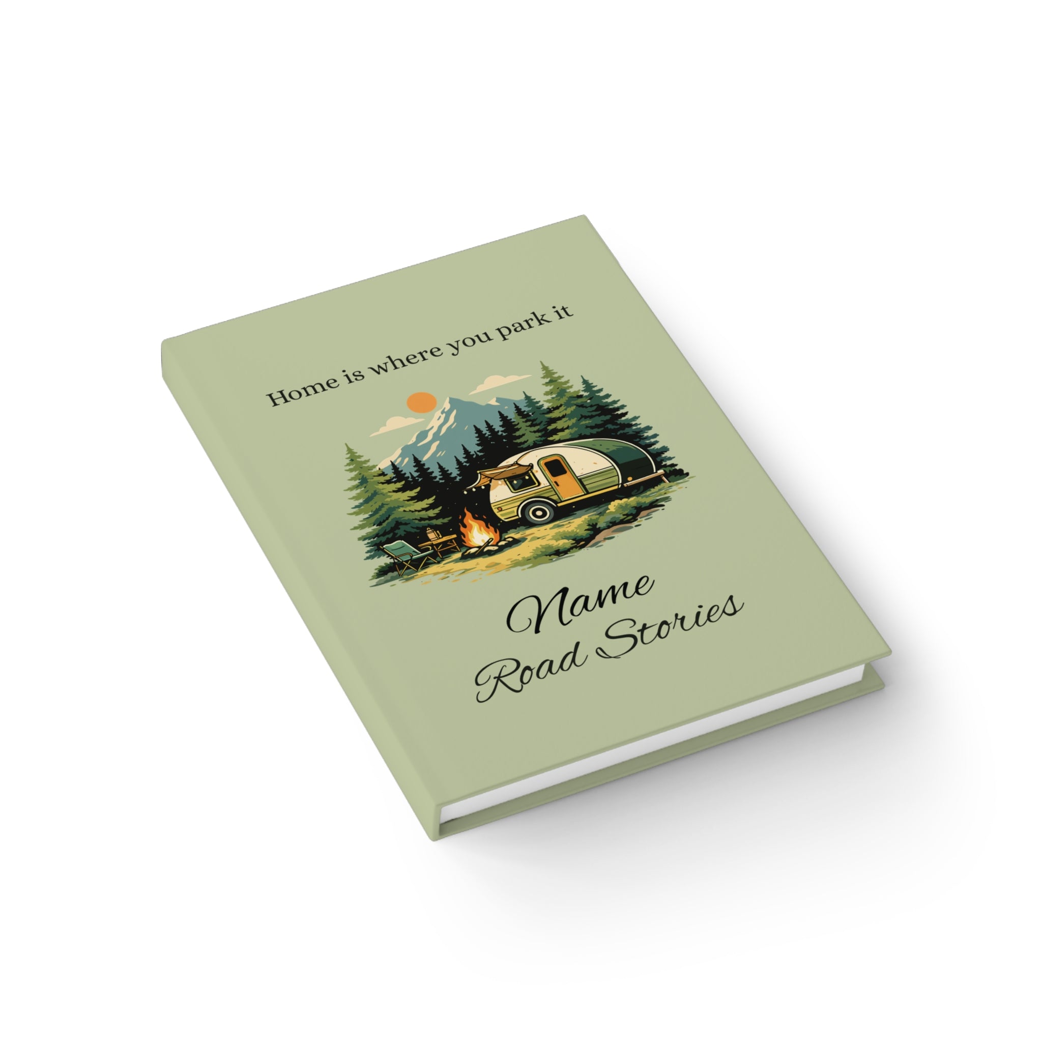 Camping Travel Journal — Personalised Road Trip Notebook for Adventurers
