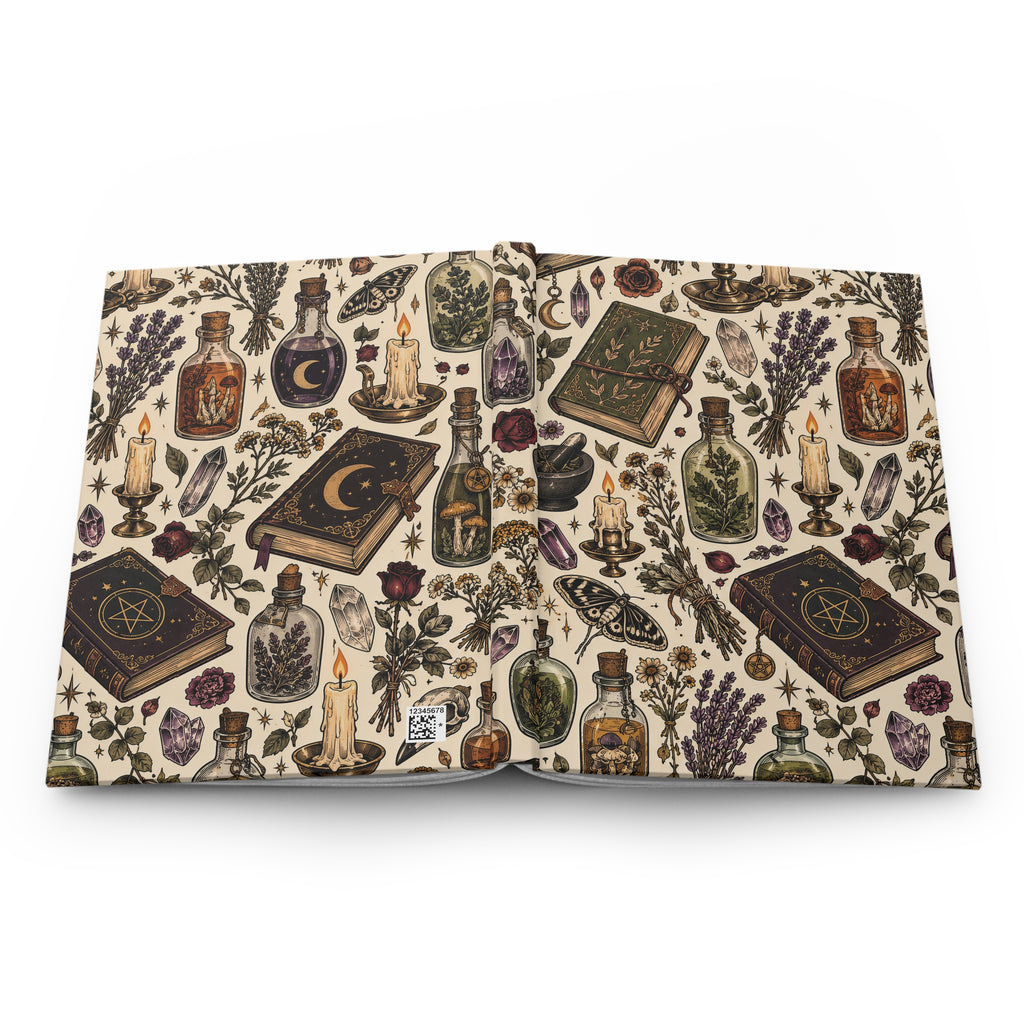 P027 Apothecary Pattern Journal, Gift for Her
