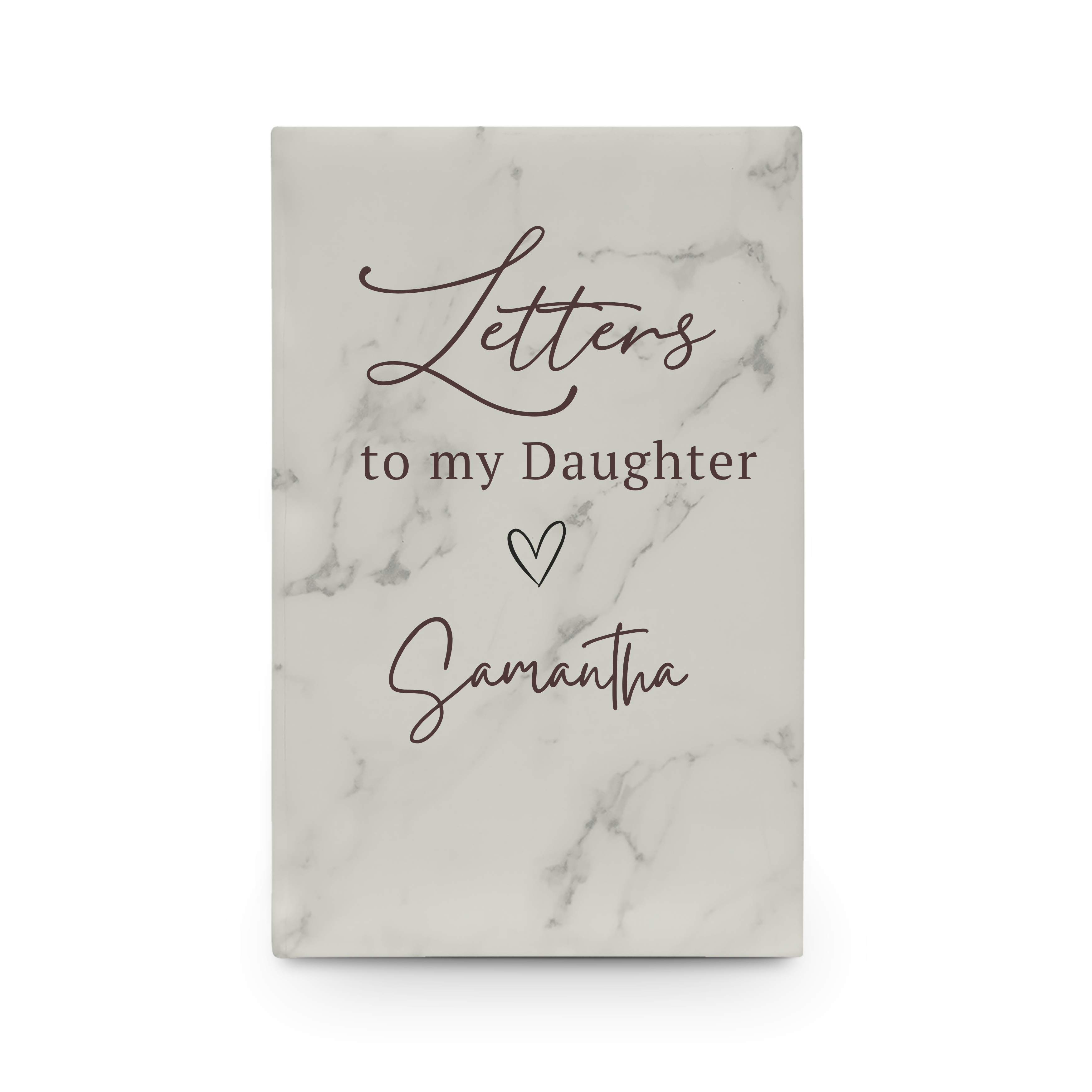 Letters to My Daughter Vegan Leather Journal — Engraved Keepsake Gift