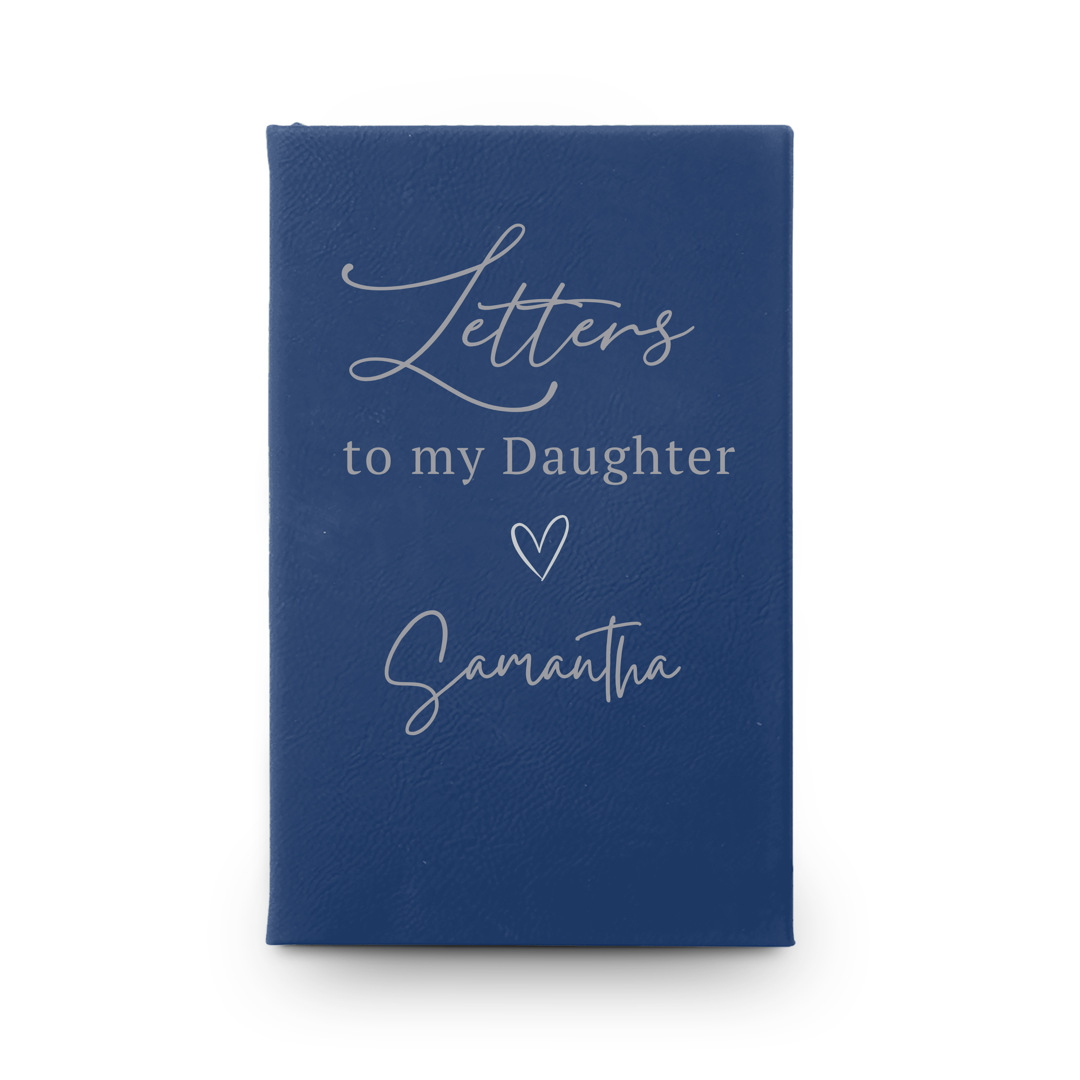 Letters to My Daughter Vegan Leather Journal — Engraved Keepsake Gift