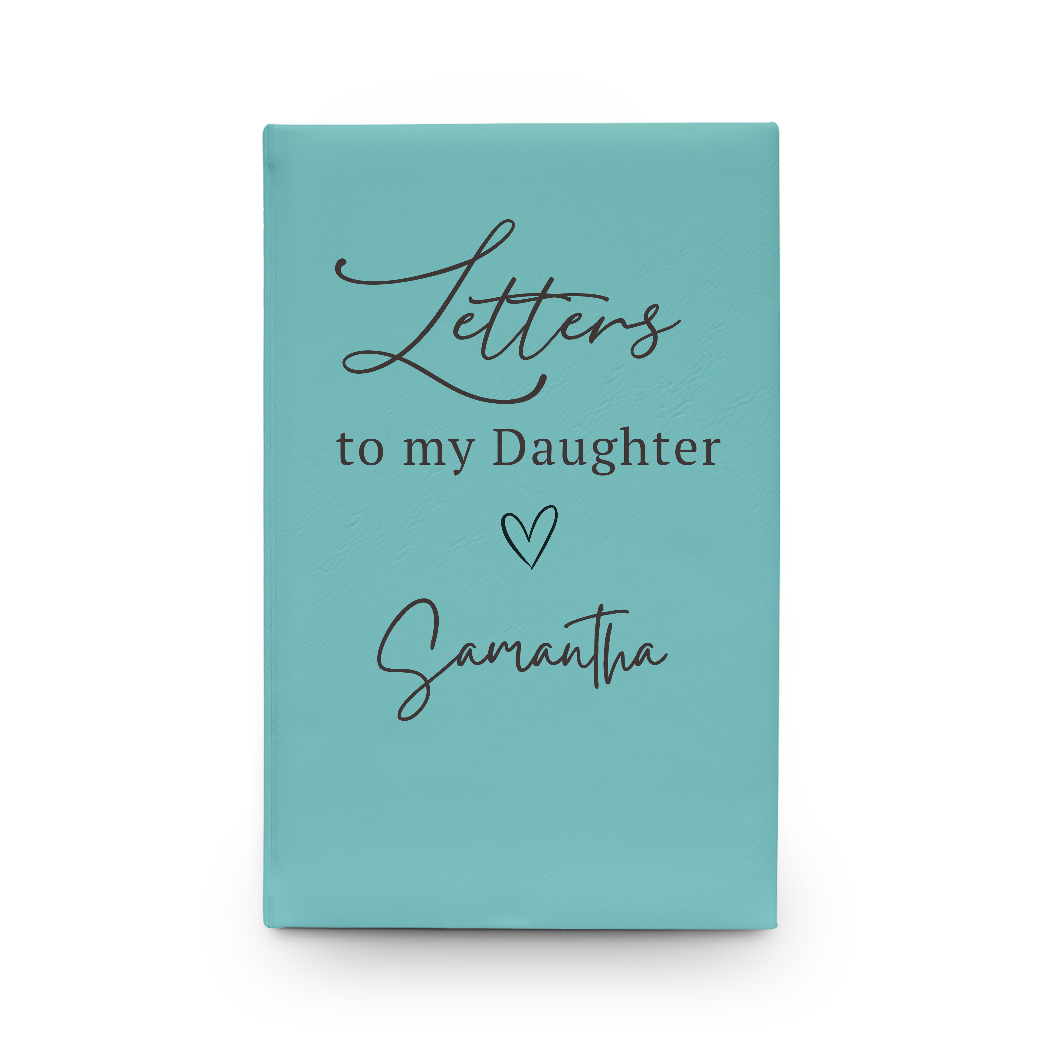 Letters to My Daughter Vegan Leather Journal — Engraved Keepsake Gift