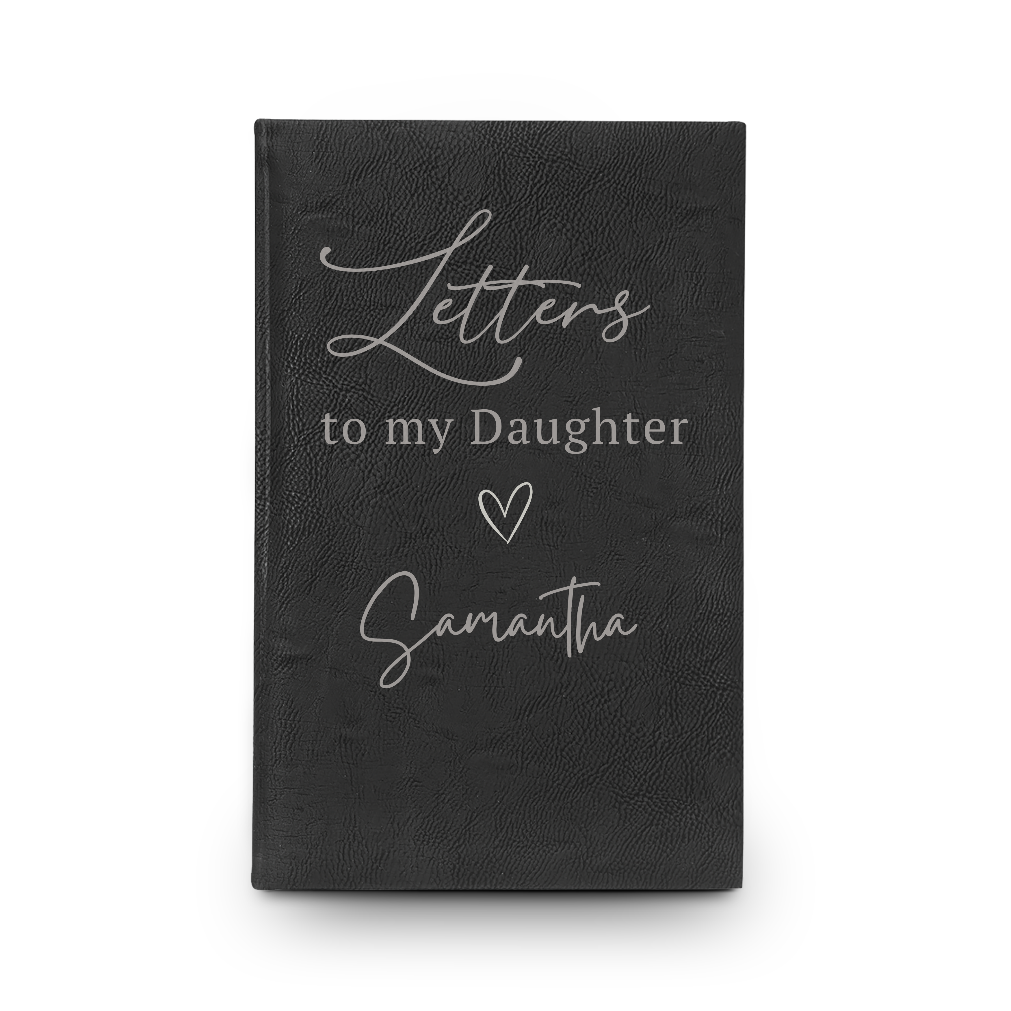 Letters to My Daughter Vegan Leather Journal — Engraved Keepsake Gift