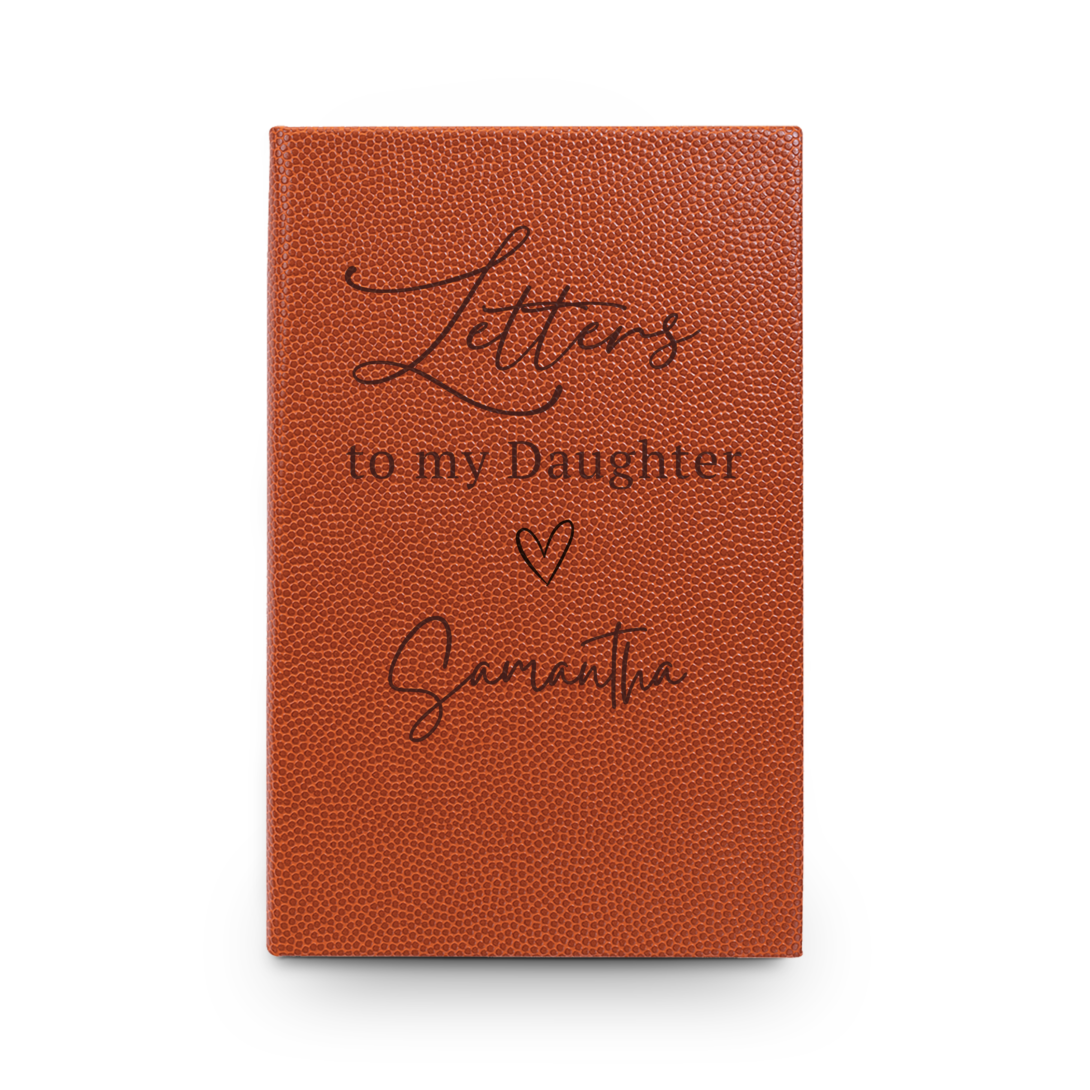 Letters to My Daughter Vegan Leather Journal — Engraved Keepsake Gift