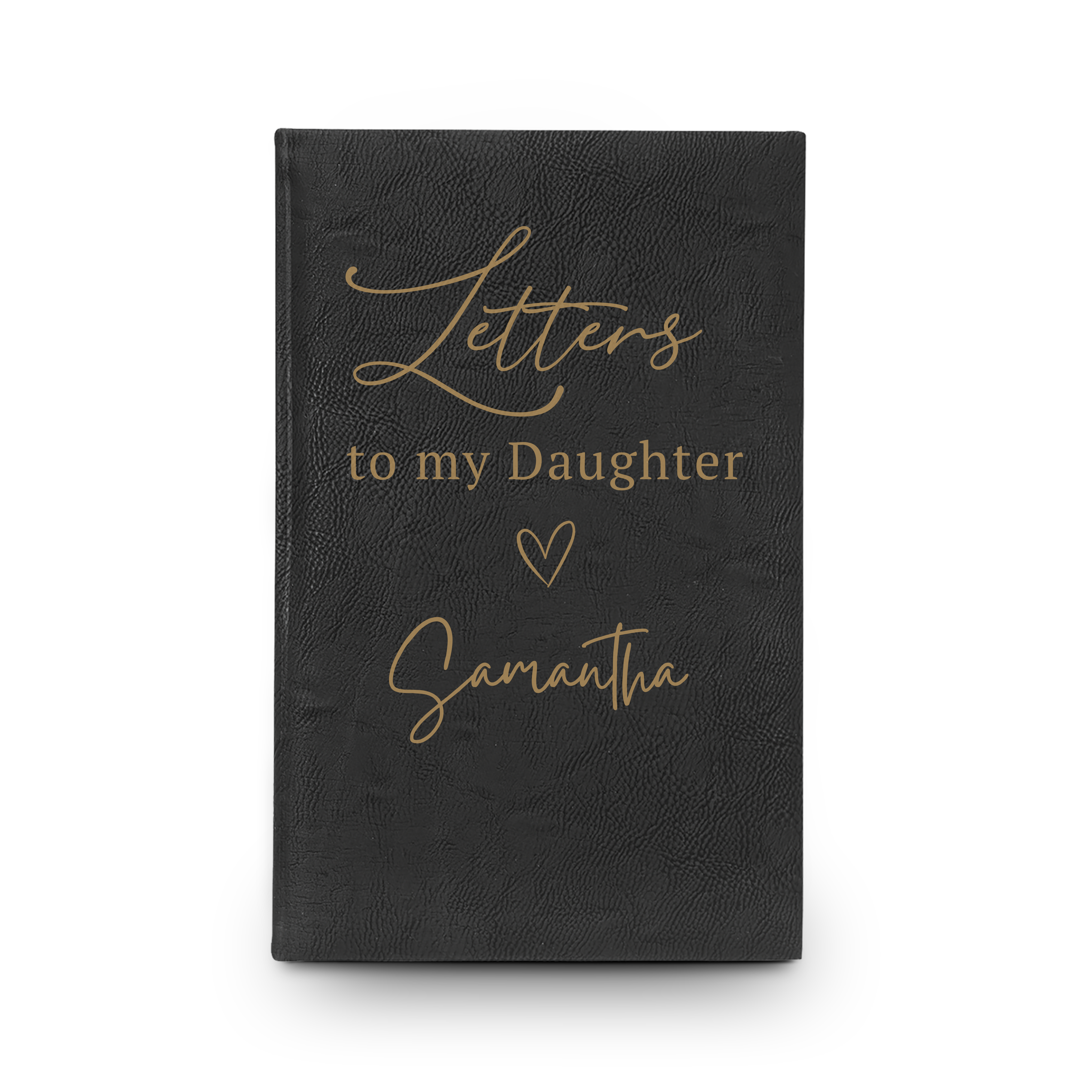 Letters to My Daughter Vegan Leather Journal — Engraved Keepsake Gift