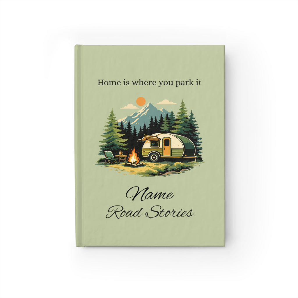 Camping Travel Journal — Personalised Road Trip Notebook for Adventurers