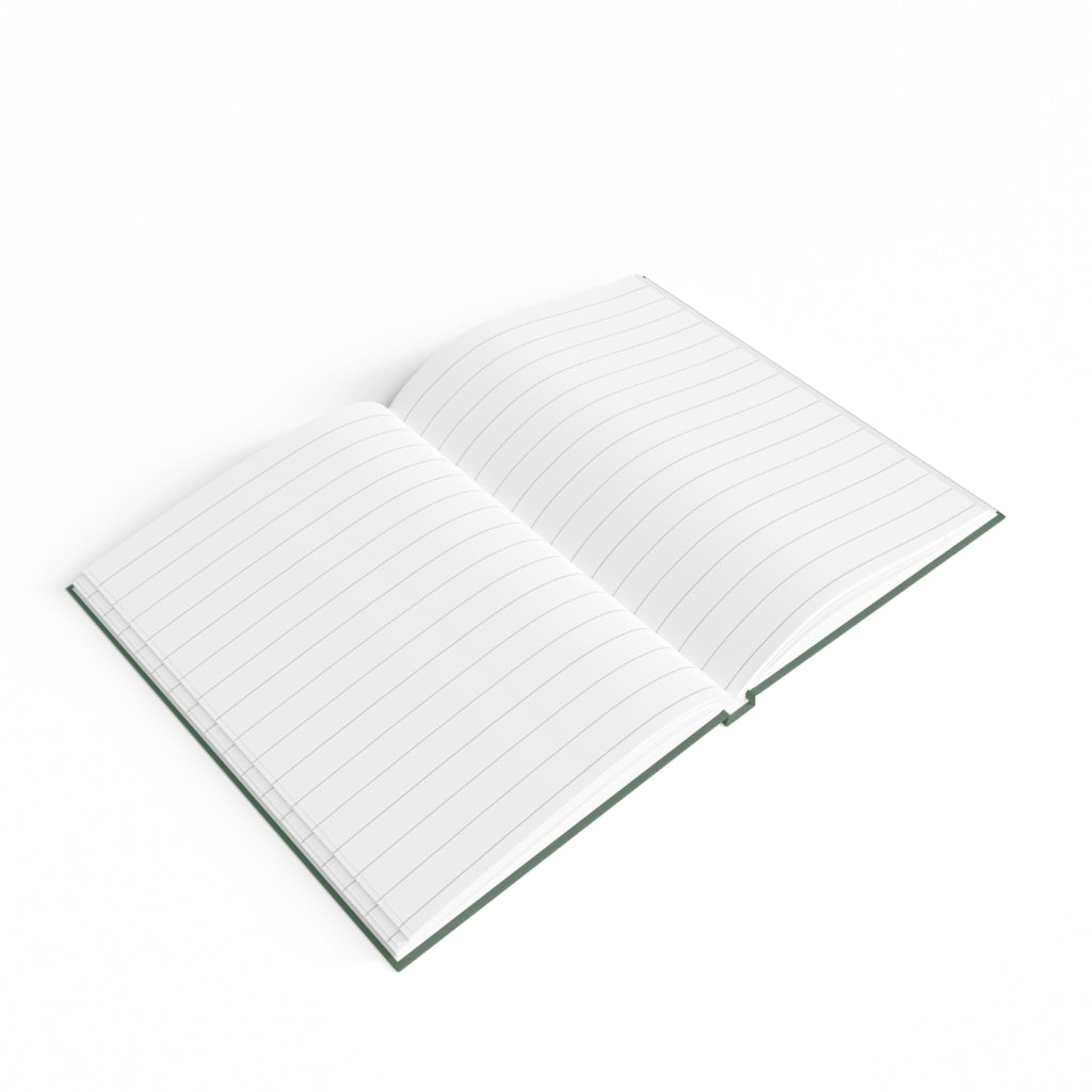 Japan travel journal on a desk — personalized hardcover notebook gift for Japan lovers