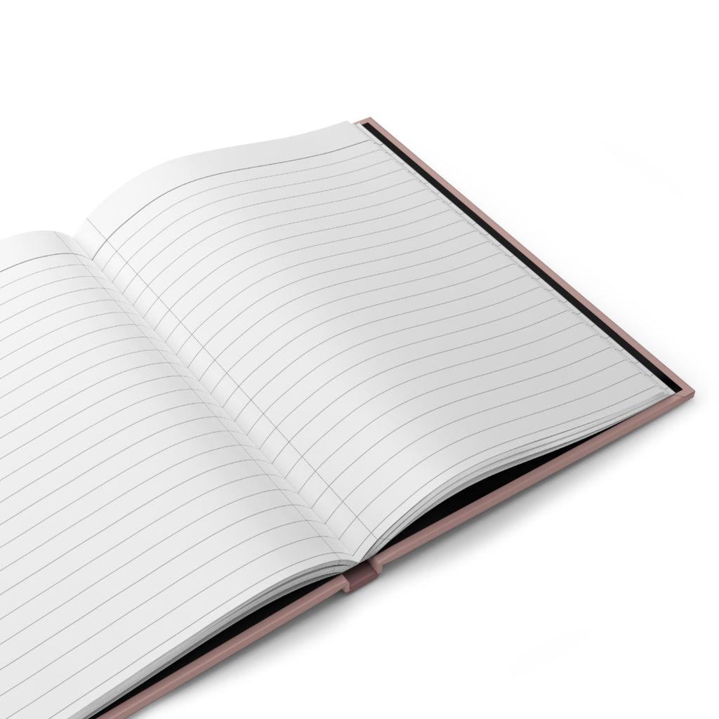 Open You Do You journal showing the lined pages inside